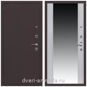 С теплоизоляцией для квартиры, Дверь входная Армада Комфорт Антик медь / МДФ 16 мм СБ-16 Сандал белый