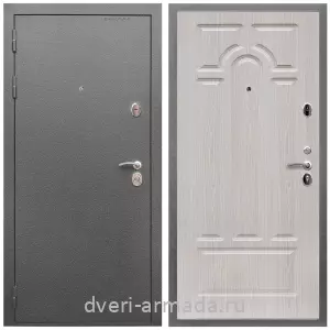 Входные двери лофт, Дверь входная Армада Оптима Антик серебро / МДФ 16 мм ФЛ-58 Дуб белёный
