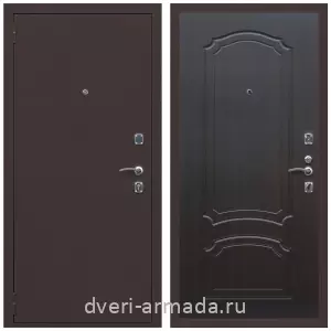 Утепленные входные двери, Дверь входная Армада Комфорт Антик медь / МДФ 6 мм ФЛ-140 Венге