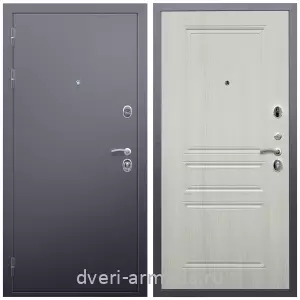 Красивые входные двери, Недорогая дверь входная в квартиру Армада Люкс Антик серебро / МДФ 6 мм ФЛ-243 Лиственница беж