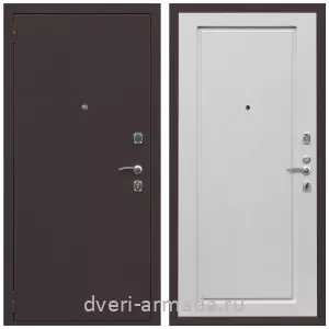 Входные двери с тремя петлями, Дверь входная Армада Комфорт Антик медь / МДФ 16 мм ФЛ-119 Ясень белый
