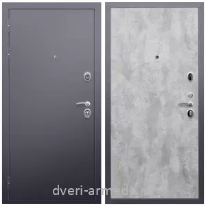 Для застройщика, Дверь входная металлическая взломостойкая Армада Люкс Антик серебро / МДФ 6 мм ПЭ Цемент светлый