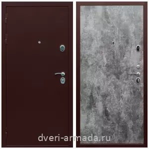 Входные двери 960х2050, Недорогая дверь входная Армада Люкс Антик медь / МДФ 6 мм ПЭ Цемент темный