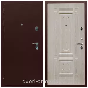 Красивые входные двери, Дверь входная Армада Люкс Антик медь / МДФ 16 мм ФЛ-2 Дуб беленый