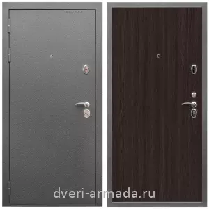Левые входные двери, Дверь входная Армада Оптима Антик серебро / МДФ 6 мм ПЭ Венге