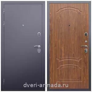Дверь входная металлическая утепленная Армада Люкс Антик серебро / МДФ 6 мм ФЛ-140 Морёная береза двухконтурная