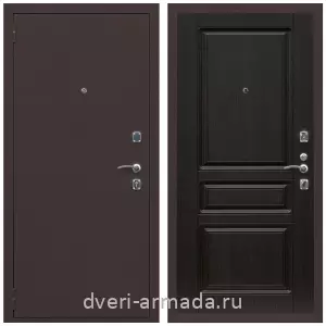 С теплоизоляцией для квартиры, Дверь входная Армада Комфорт Антик медь / МДФ 16 мм ФЛ-243 Венге