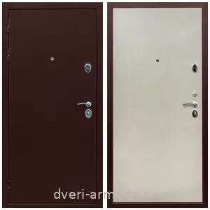 Красивые входные двери, Дверь входная утепленная Армада Люкс Антик медь / МДФ 6 мм ПЭ Венге светлый