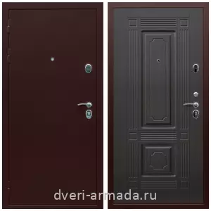 Красивые входные двери, Дверь входная Армада Люкс Антик медь / МДФ 16 мм ФЛ-2 Венге