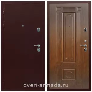 Красивые входные двери, Дверь входная Армада Люкс Антик медь / МДФ 16 мм ФЛ-2 Мореная береза
