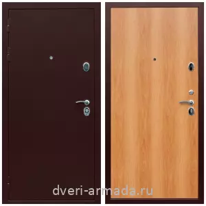 Одностворчатые входные двери, Дверь входная Армада Люкс Антик медь / МДФ 6 мм ПЭ Миланский орех