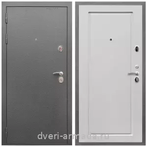 Заводские входные двери, Дверь входная Армада Оптима Антик серебро / МДФ 16 мм ФЛ-119 Ясень белый