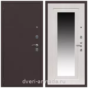 Антивандальные для квартир, Дверь входная Армада Комфорт Антик медь / МДФ 16 мм ФЛЗ-120 Дуб белёный