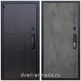 Дверь входная Армада Бастион МДФ 16 мм Kaadas K9 / МДФ 10 мм ФЛ-291 Бетон темный