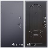 Входные двери толщиной 60 мм, Дверь входная металлическая Армада Люкс Антик серебро / ФЛ-140 Венге наружная на дачу