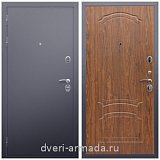 Входные двери лофт, Дверь входная металлическая утепленная Армада Люкс Антик серебро / ФЛ-140 Морёная береза двухконтурная